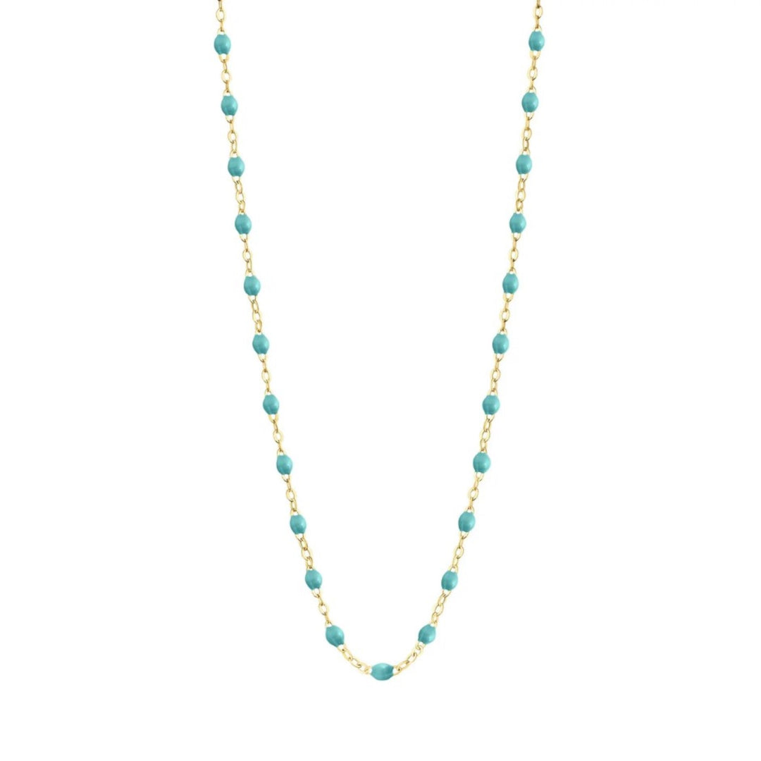 Classic Gigi Turquoise Green Necklace - 17.7"