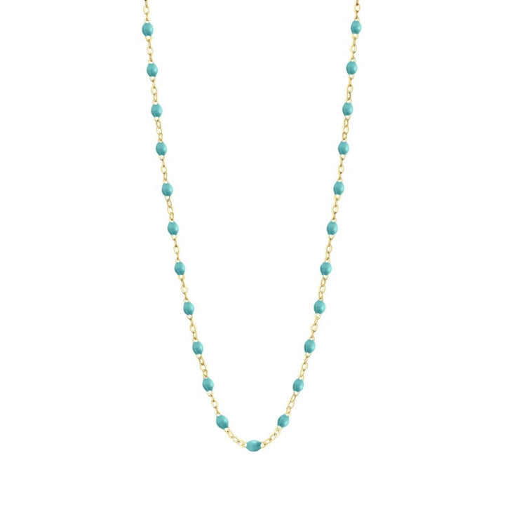 Classic Gigi Turquoise Green Necklace - 17.7"