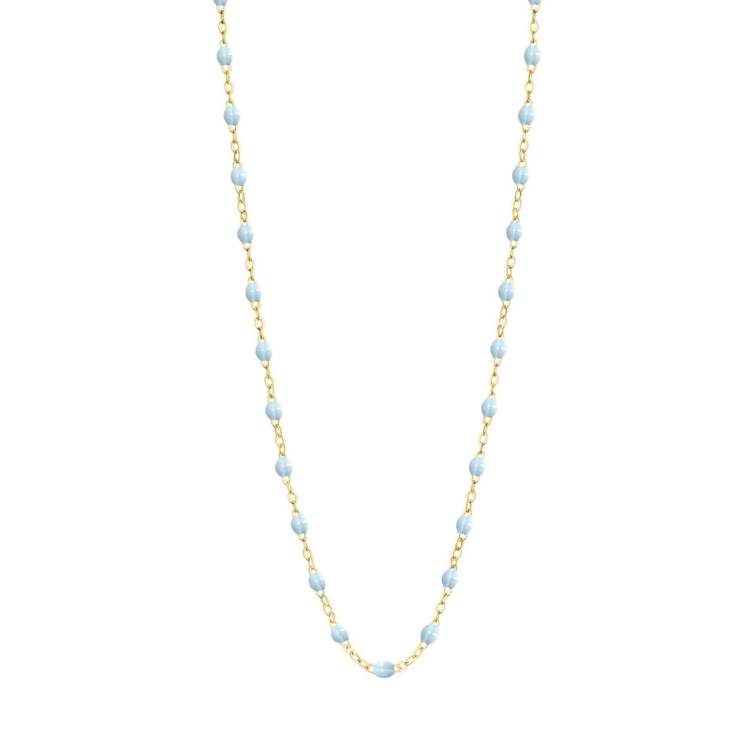 Classic Gigi Baby Blue Necklace - 19.7"