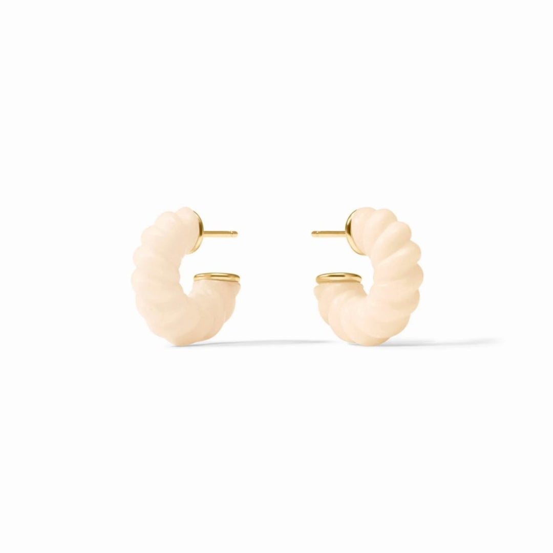 Ravello Hoop In Ivory - Medium