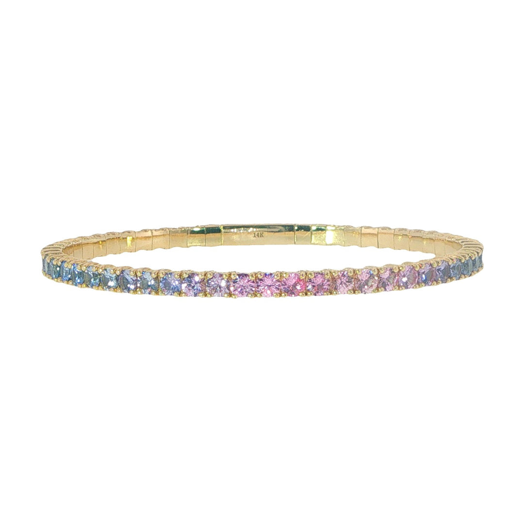 14K Gold Flexy Ombre Bracelet