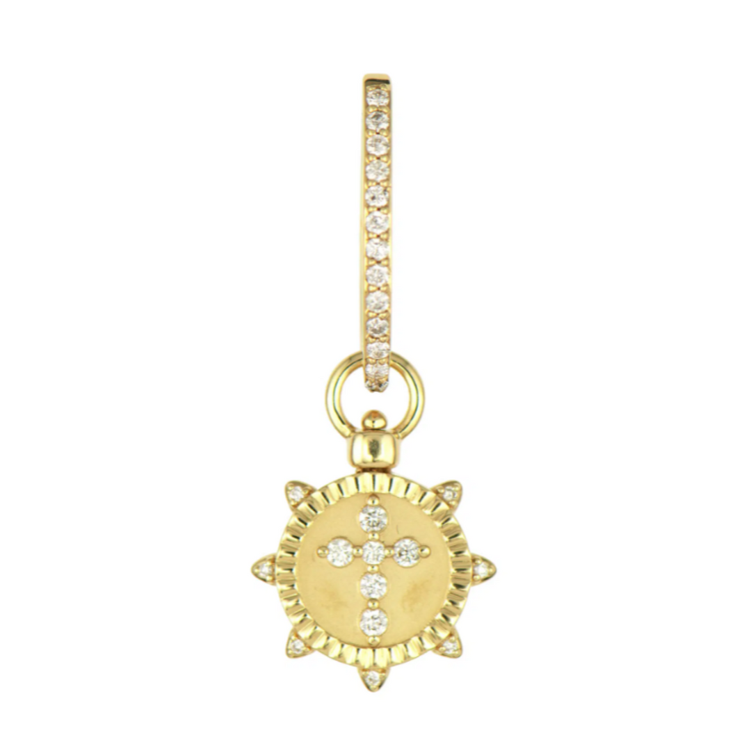 Cross/Archangel Michael Double Sided Top Switch Charm - Single