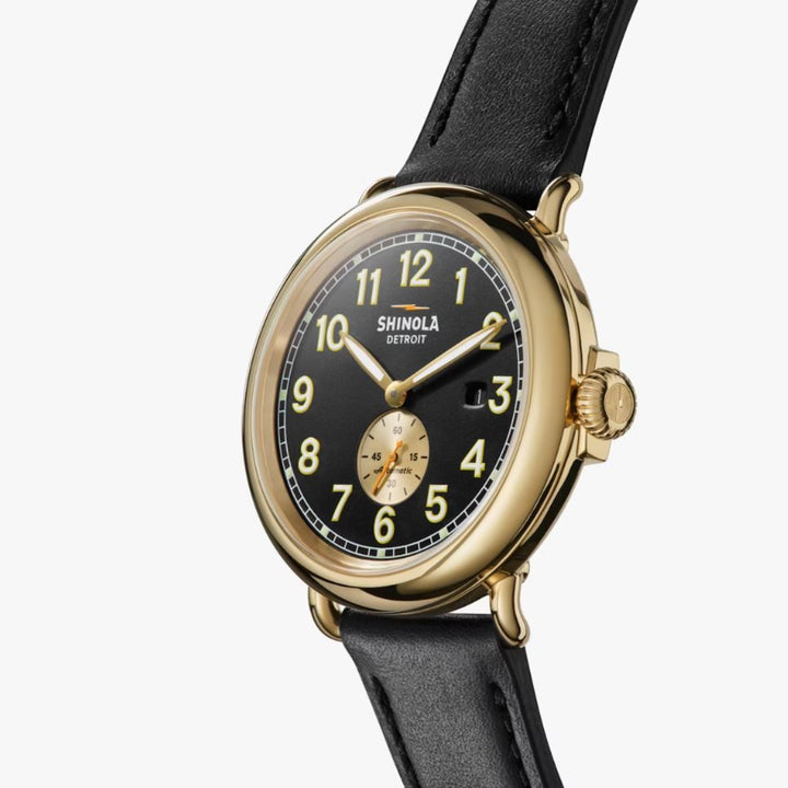 45mm Black and Gold Runwell Automatic