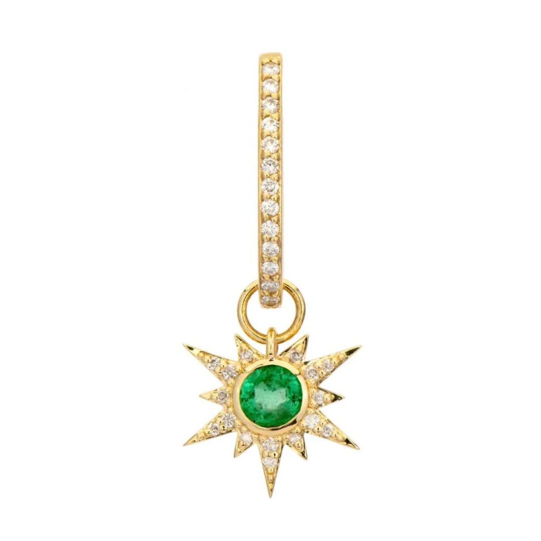 Tiny Love Explosion Emerald Charm - Single