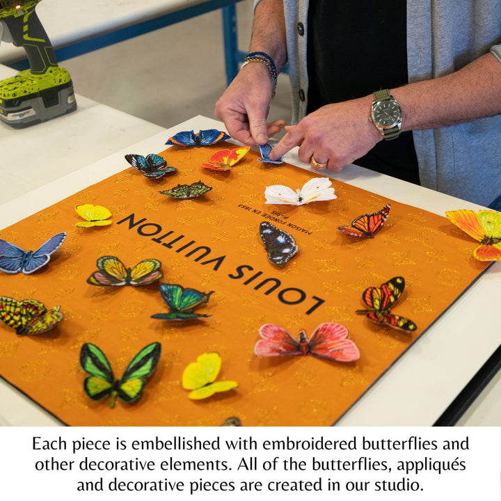 Chanel Pom Pom Trot 26"x26"