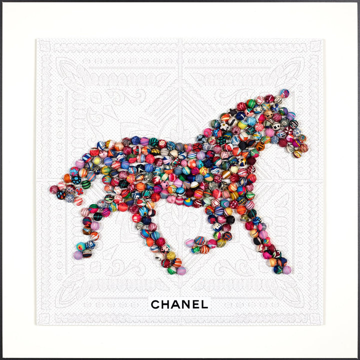 Chanel Pom Pom Trot 26"x26"
