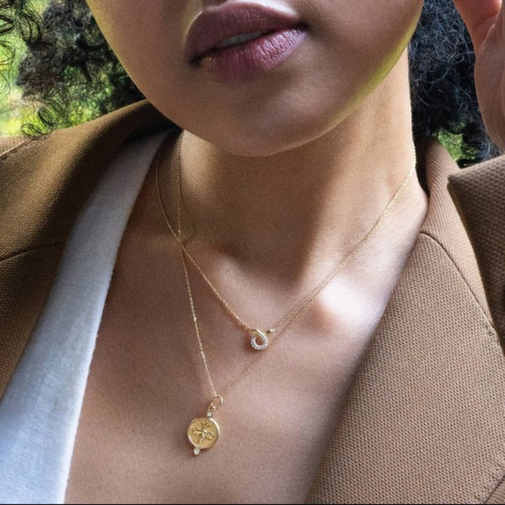 "Queen Bee" Charm with Diamonds