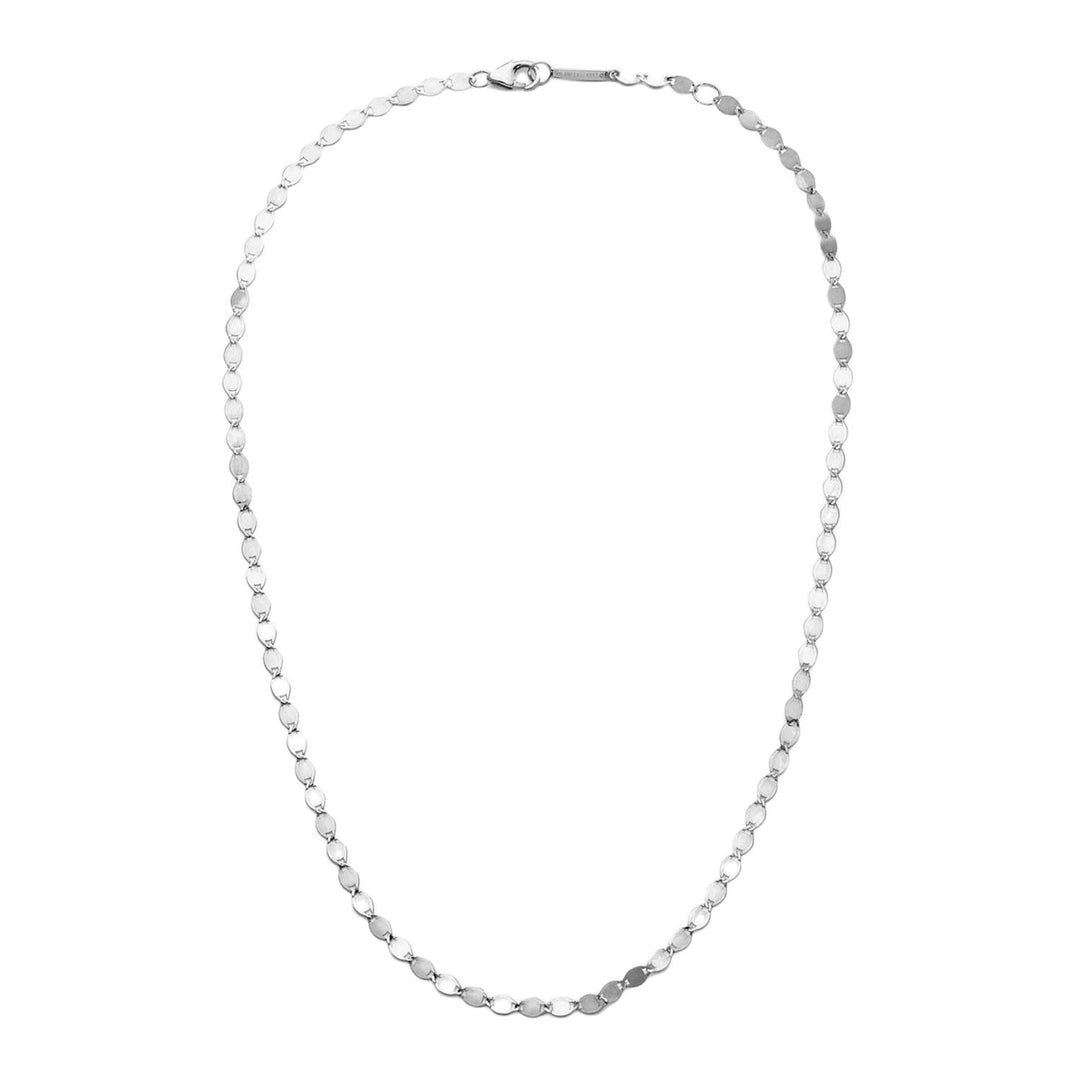 14K White Gold Nude Chain Necklace