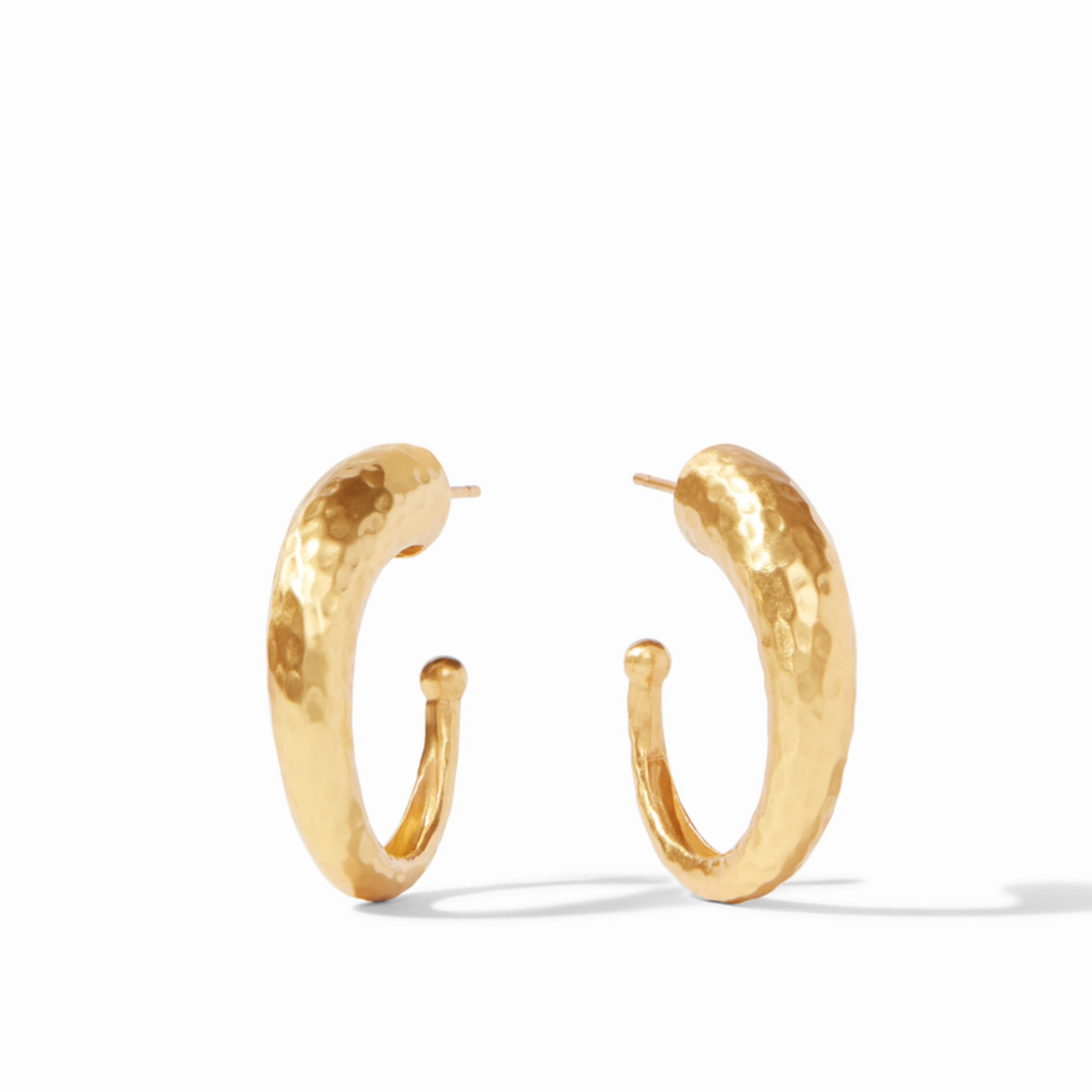 Hammered Hoops - Medium
