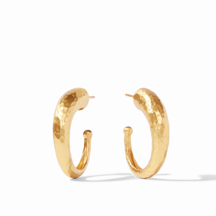 Hammered Hoops - Medium