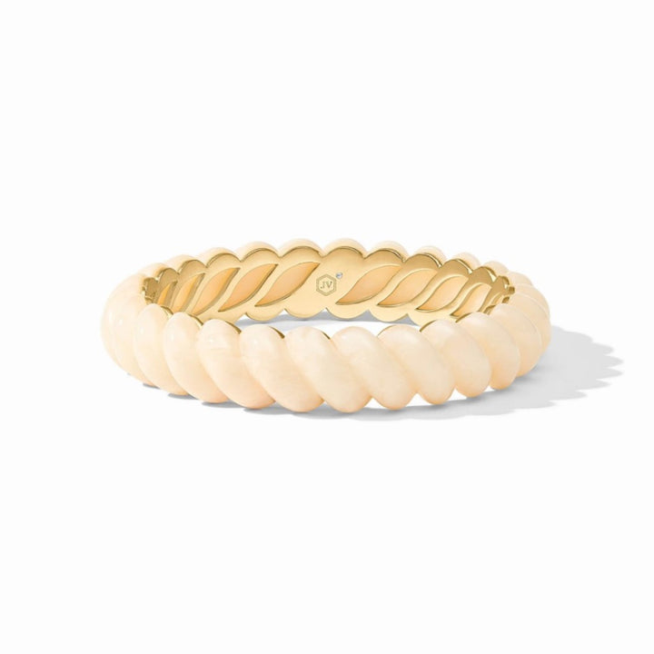 Ravello Statement Bangle In Ivory - 8"
