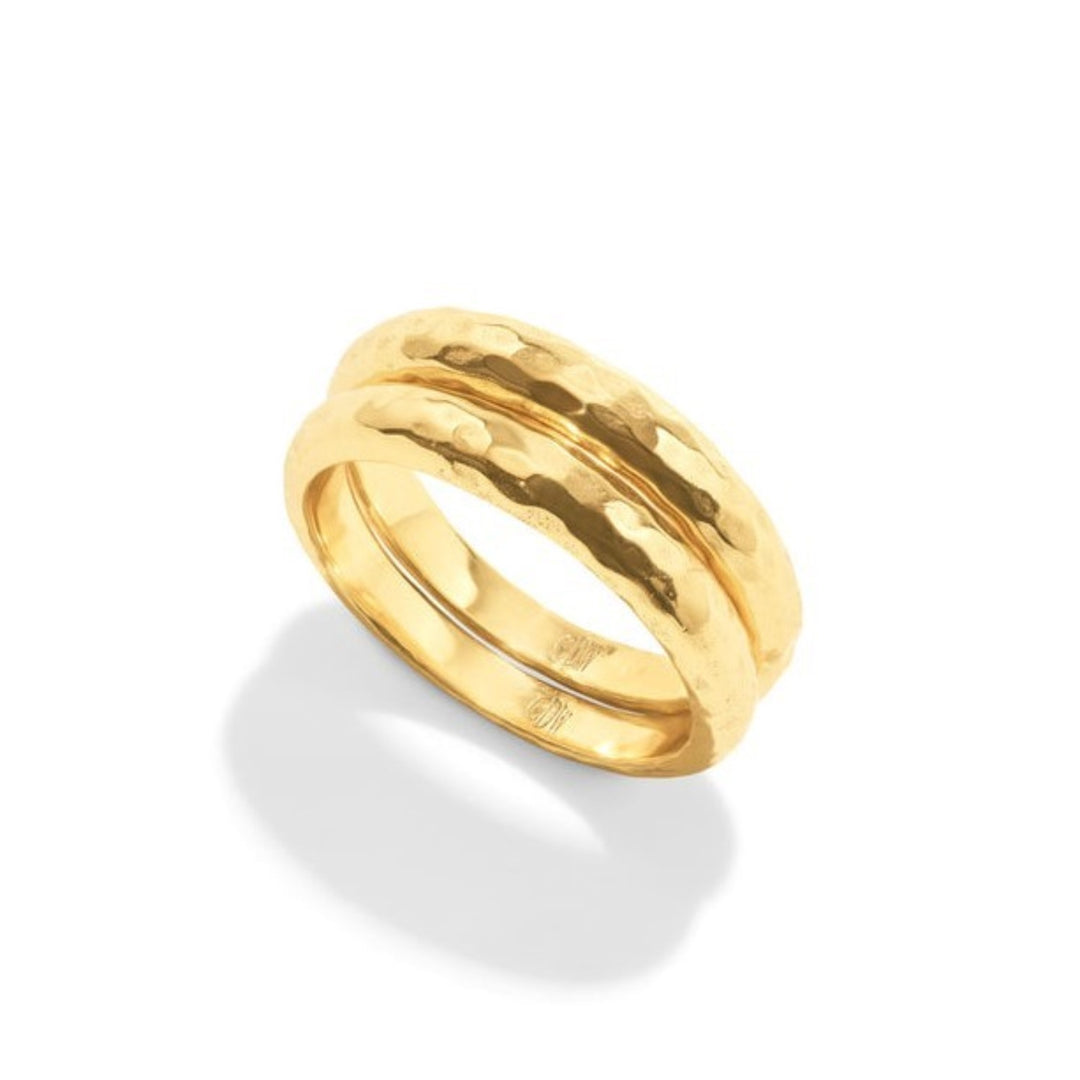 Cleopatra Slice Stacking Ring Set - Size 6