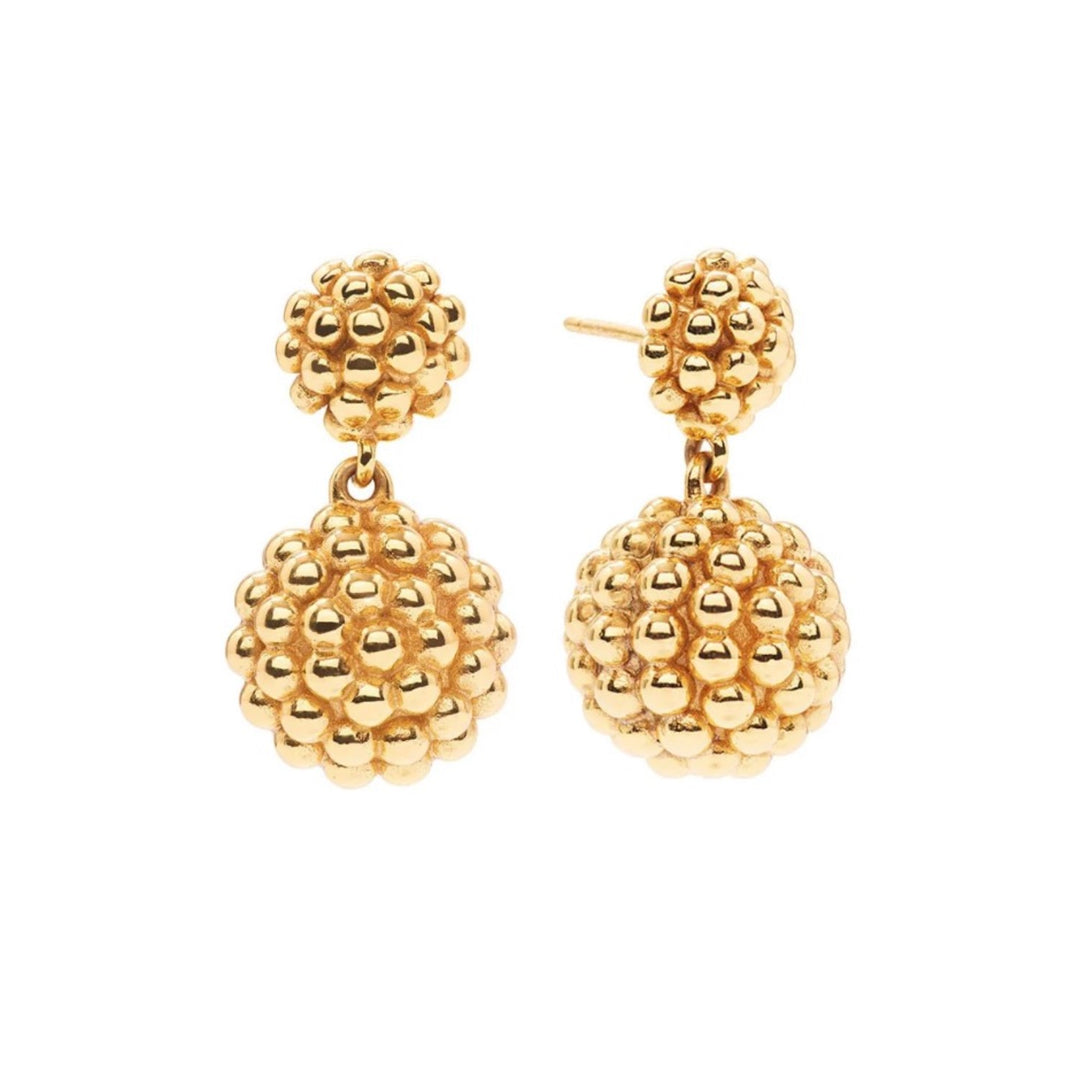 Berry Double Drop Earrings