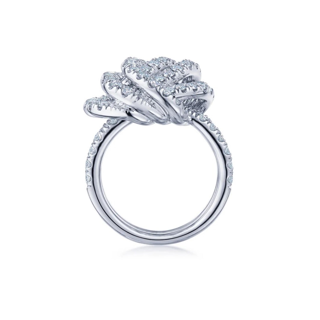 Entwine Open Knot Diamond Ring - Size 6.75