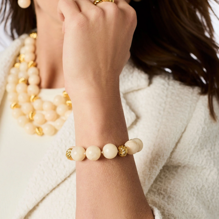 Ravello Bracelet In Ivory - 8.5"