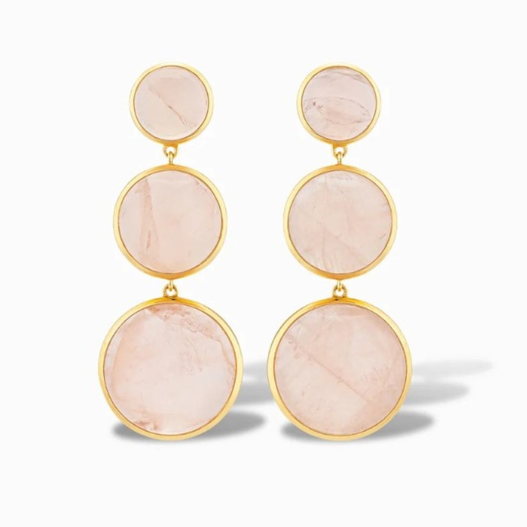 Rose Quartz Drop Earrings