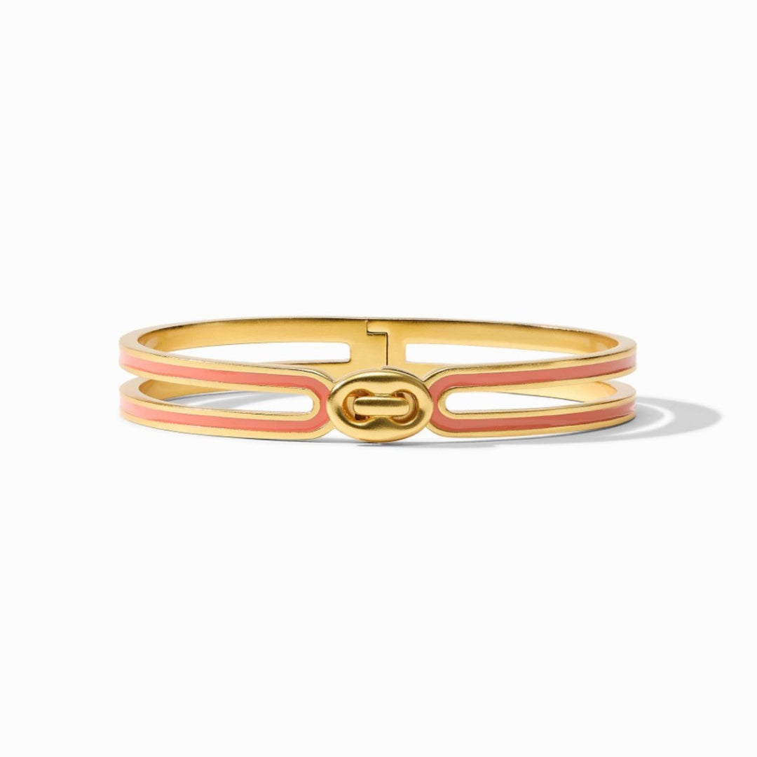 Melon Laguna Enamel Hinge Bangle