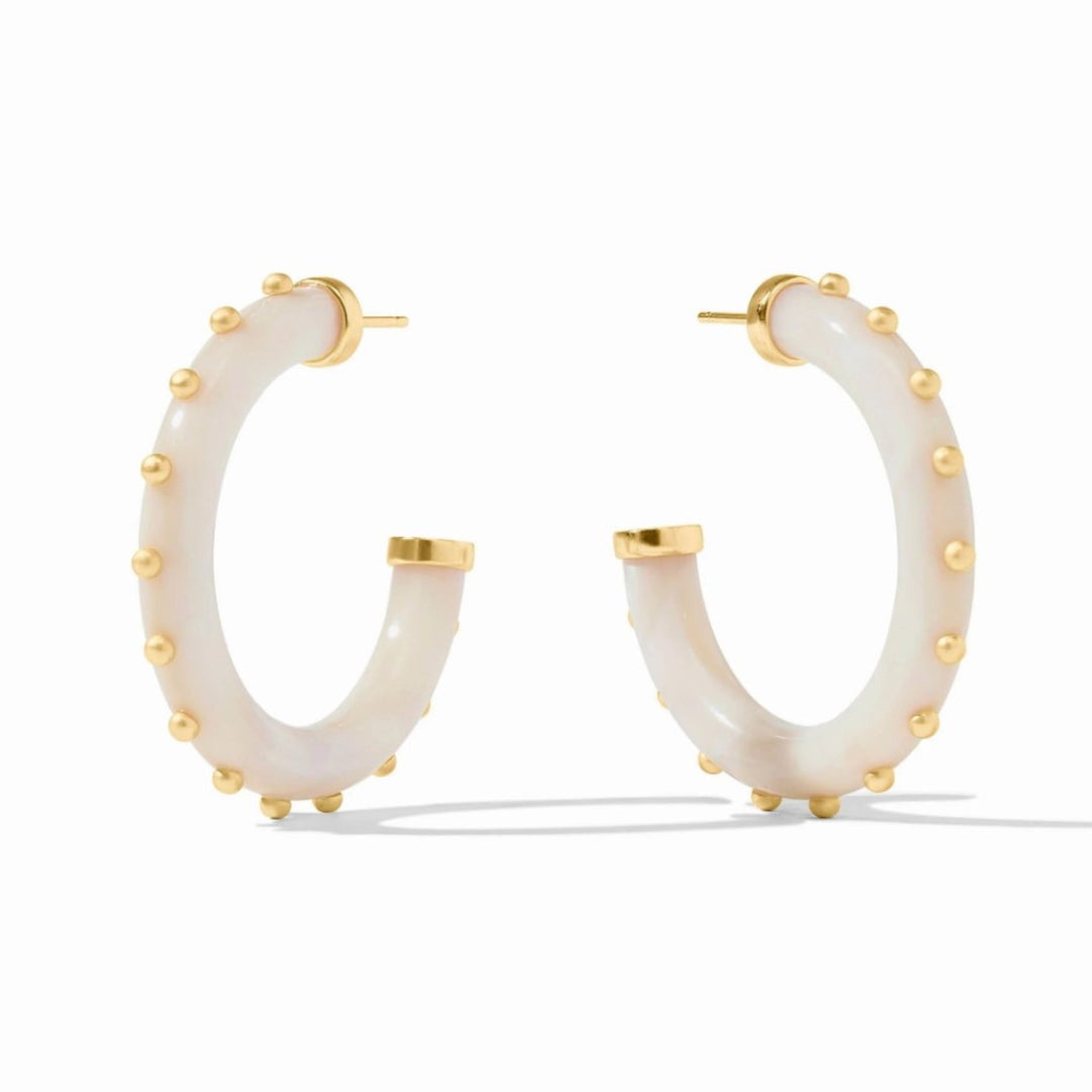 Alabaster Colette Hoop - Large