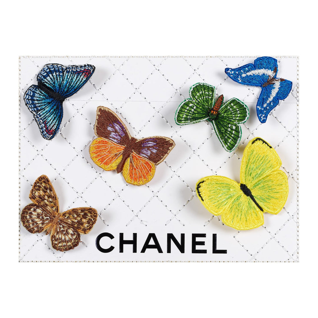 Chanel Butterfly Swarm 8"x6"