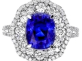 Gregg Ruth Sapphire and Diamond Ring