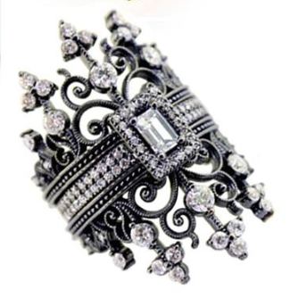 Norman Covan Blackened White Gold